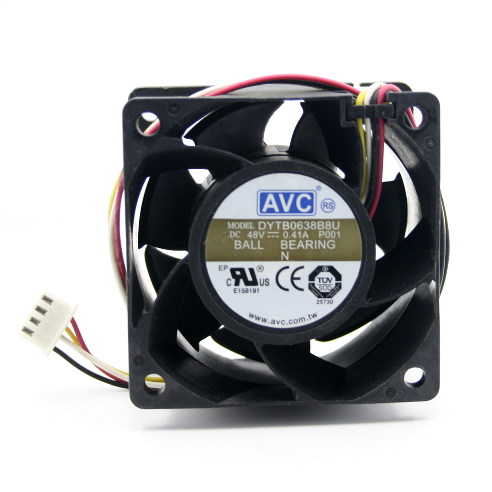 Original AVC DYTB0638B8U Cooling Fan 48V 0.41A 19.68W 4wires DYTB0638B8U Fans